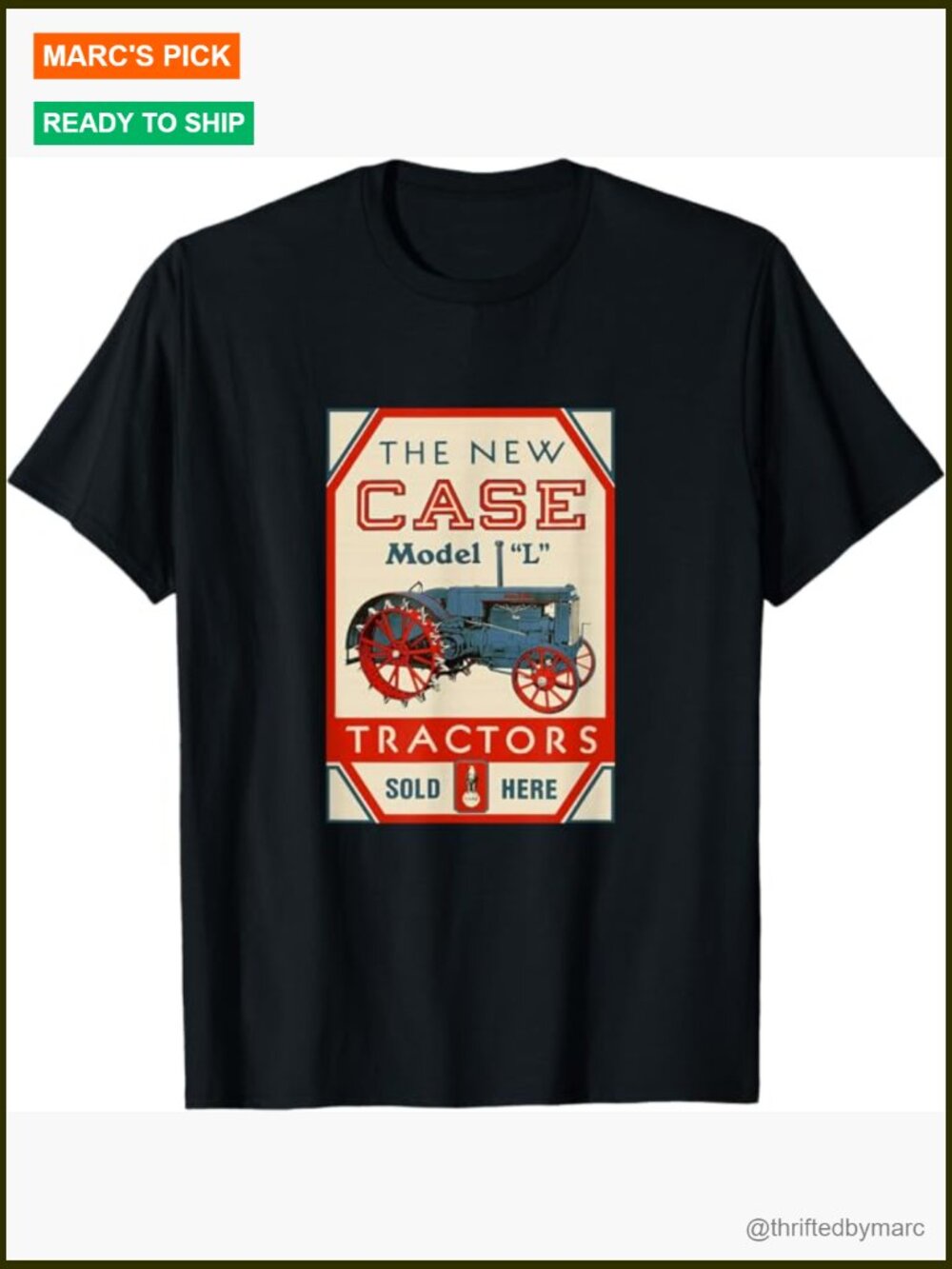 Vintage Tractor L Farming T-Shirt for Collectors